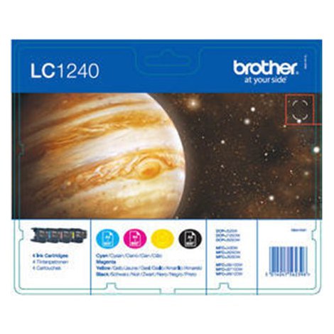 Brother LC | 1240 Value-Pack | Black | Yellow | Cyan | Magenta | Ink cartridge | 600 pages